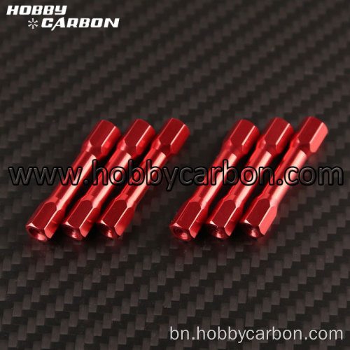 স্ক্রু জন্য Anodized হেক্স বৃত্তাকার Spacers